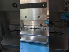 Depanelador de PCB pneumático com estrutura de ferro sólido e 2 lâminas lineares afiadas