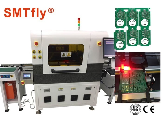 máquina eletrônica do PWB Depanelizer do laser de 100mm/S 0.6mm com sensor seguro