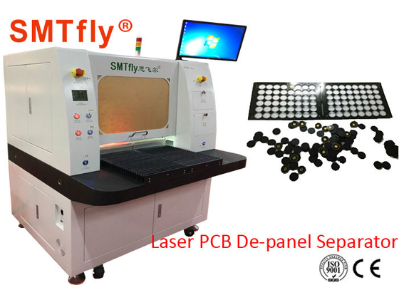 máquina eletrônica do PWB Depanelizer do laser de 100mm/S 0.6mm com sensor seguro