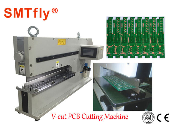 Máquina de corte de PCB V com acionamento pneumático e controlo de válvulas eletromagnéticas