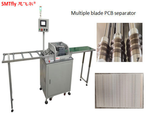 Máquina de corte múltipla do PWB da precisão de SMT da espessura do separador 1.0mm do PWB da lâmina para a iluminação do diodo emissor de luz