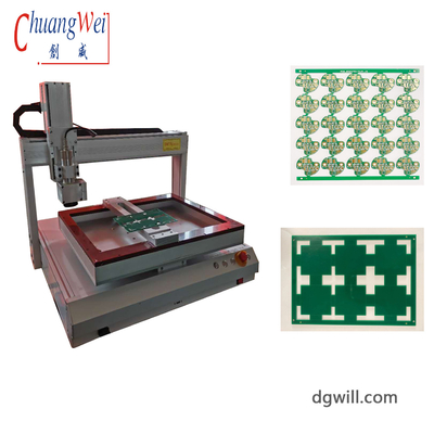 Máquina de roteamento de PCB de banco único de escritório com velocidade de posicionamento de 500 mm/s e alta rigidez