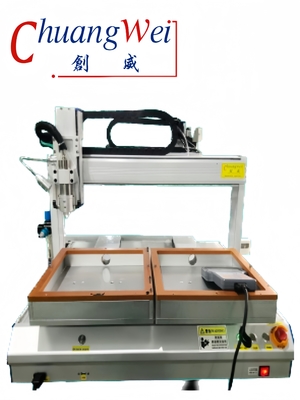 Máquina de roteador de PCB Máquina de chave de fenda electrónica automática de estação dupla
