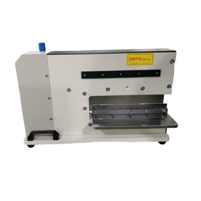 Máquina de corte de PCB V acionada pneumaticamente para separação de placas até 2,5 mm de espessura comprimento de corte 330 mm
