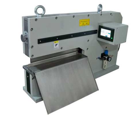 Máquina avançada de corte de PCB pneumático V para manuseio de componentes elevados