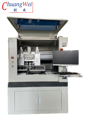 Máquina de roteador de PCB em linha espessura 0,5 mm placa de circuito impresso CNC fuso 60000rpm