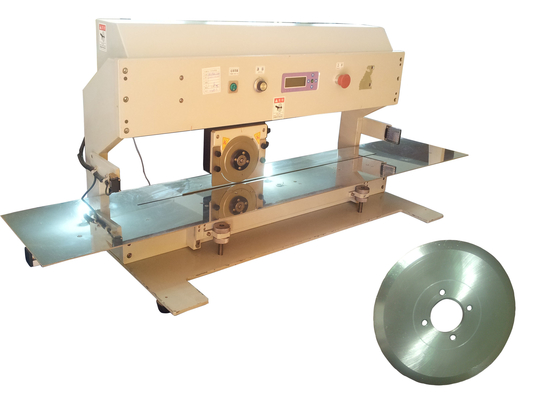 Máquina de corte de PCB 600 mm Máquina de separador de PCB com conjunto de lâmina de calibração