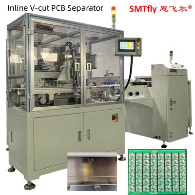 Na linha V cortou a máquina 3.5mm que pneumáticos V cortou o separador Depaneling do PWB, PWB Depanelizer de Depanel