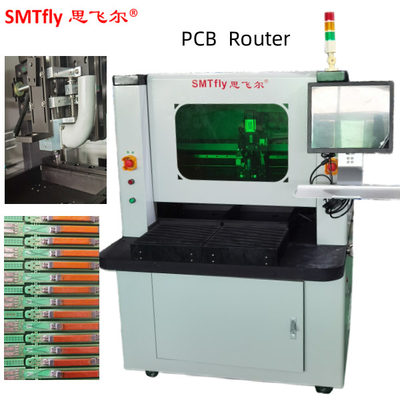 Máquinas de roteamento de PCB de programação CNC profissional com alinhamento de câmera CCD