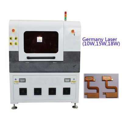 esforço estacionário Inline da máquina do laser Depaneling de 18W 355nm SMT livre
