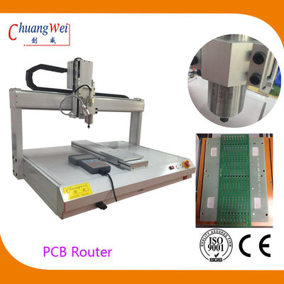 50000r/s Separador de PCB de mesa única com precisão de roteamento de 0,1 mm, Máquina de corte de PCB