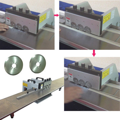 Máquina de desinstalação de PCB de plataforma longa de corte multi-seção para alta precisão