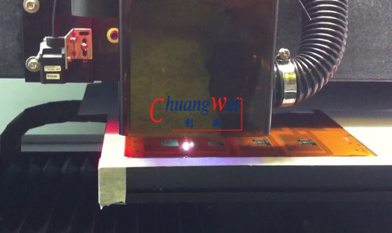 máquina do PWB Depaneling do laser de 18W Optowave 355nm sem esforço