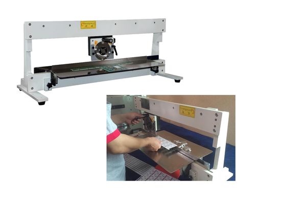 Máquina de separação de PCB para corte de precisão com distância e velocidade de lâmina ajustáveis