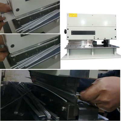 o PWB V da placa FR4 de 2.0mm cortou a máquina com as duas lâminas lineares afiadas