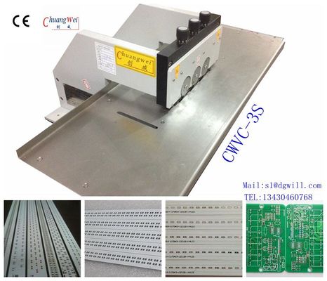Máquina de separação de PCB de comprimento ilimitado para montagem de LED com segurança