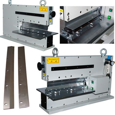 Máquina de corte em V de PCB pneumática de 110V 220V, PCＢMáquina de desempenagem de cortador em V