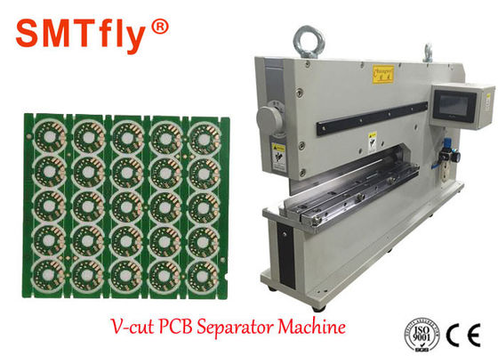 Máquina de corte de PCB V com tamanho compacto de 620*230*400mm para solução de economia de espaço